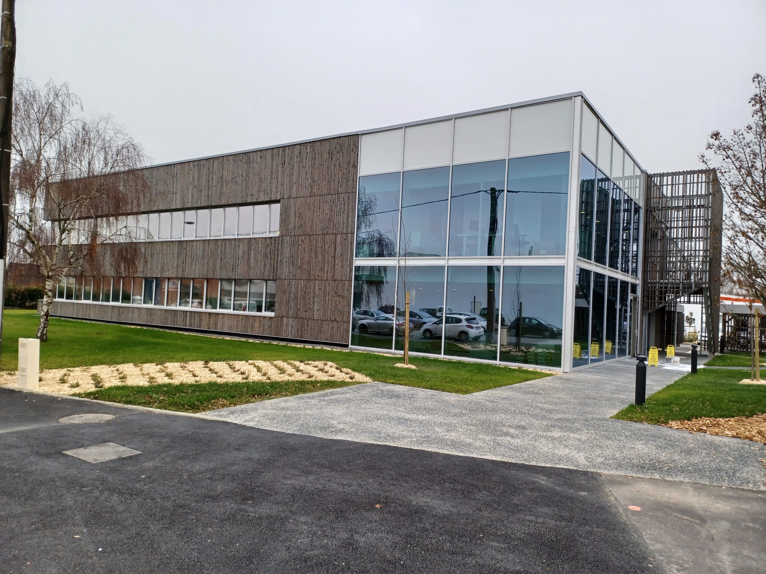 Construction bureaux MEDLINE Chateaubriant