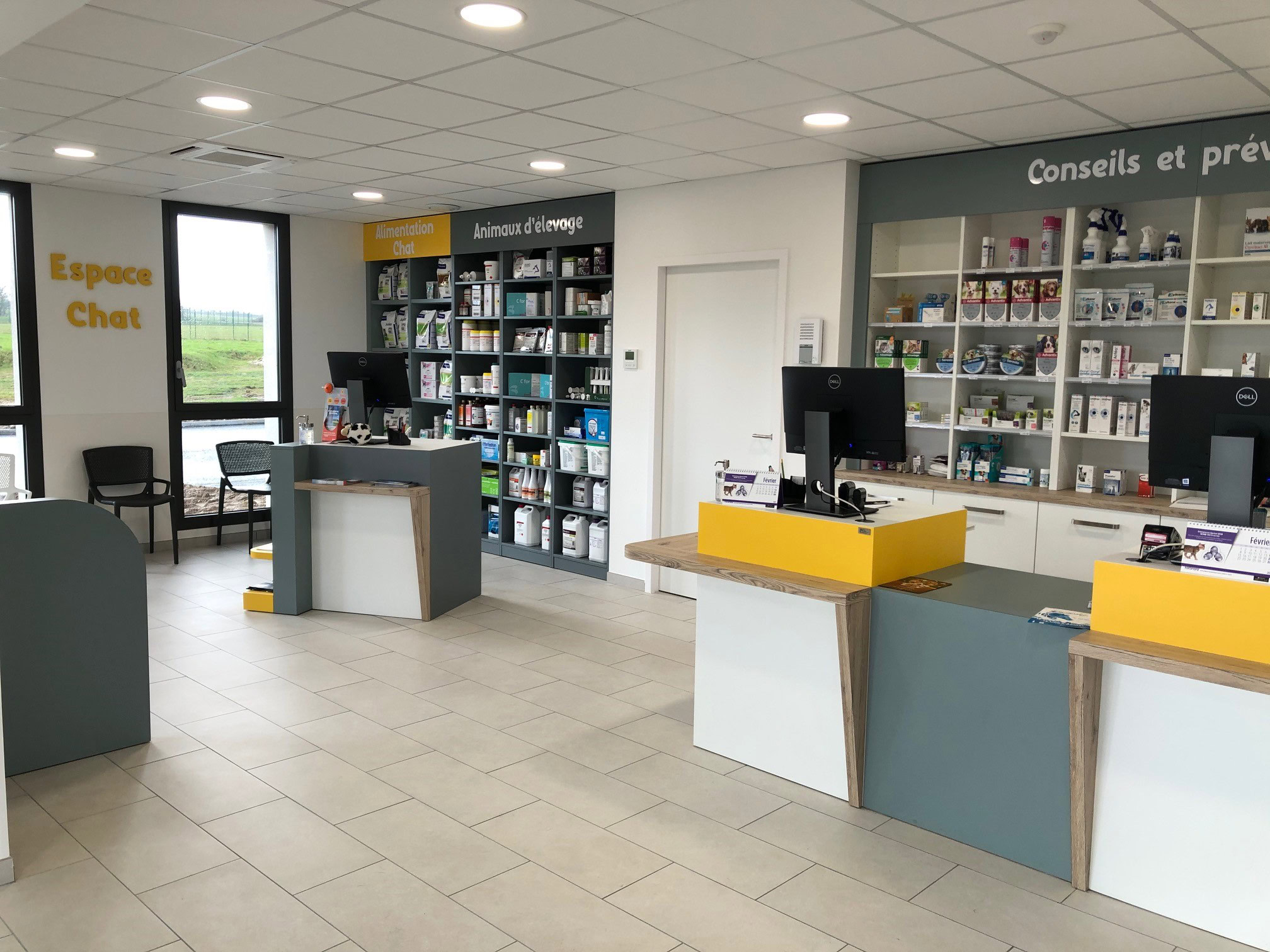 construction clinique vétérinaire à Coulvains