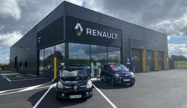 Construction garage Renault Châteaubourg