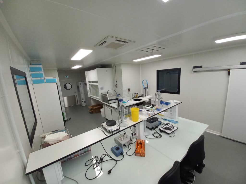 Construction laboratoire à Romillé