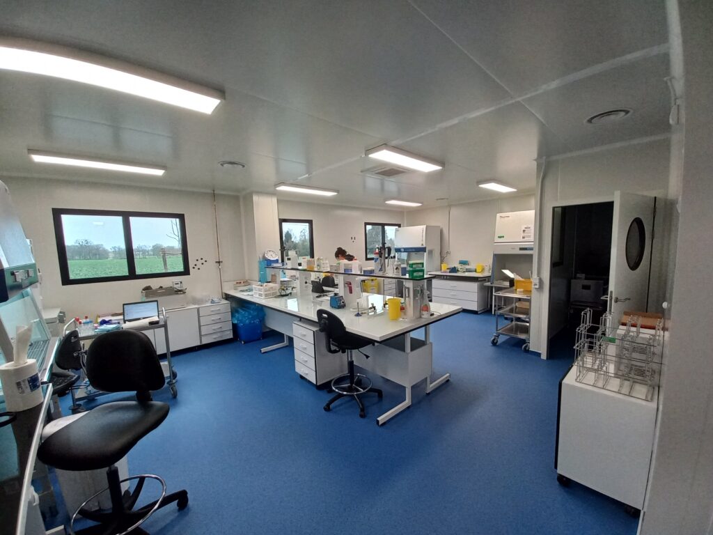 Construction laboratoire à Romillé